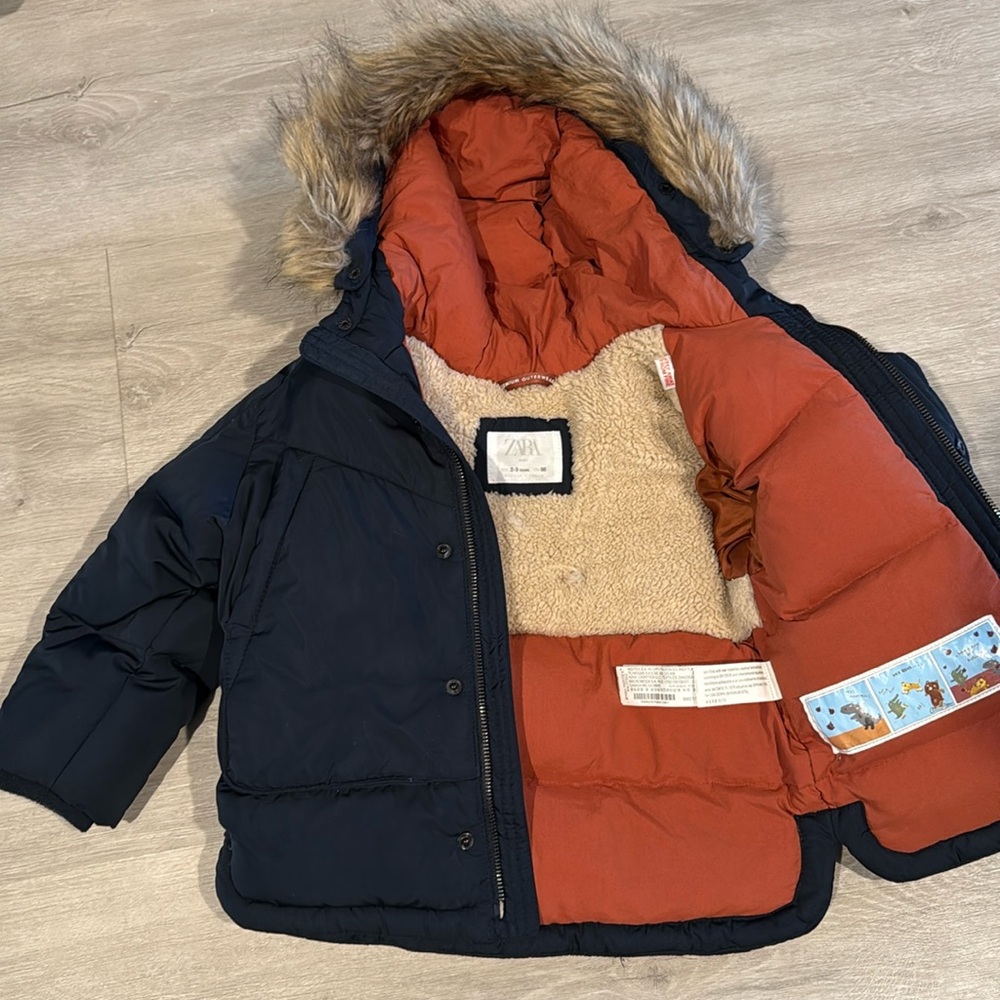 Zara Premium Outerwear Jacket size 2-3